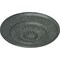 Ekena Millwork Floral Ceiling Medallion, Hand-Painted Athenian Green Crackle, 23 1/2"OD x 2 3/4"P CM23FLAGC - alternate 3